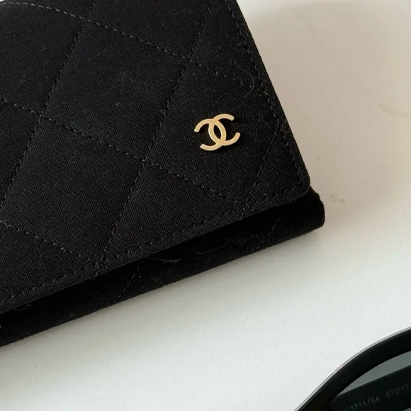 CHANEL Black and Pink Sunglasses - Picture 9 of 12